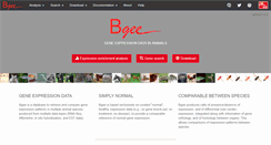 Desktop Screenshot of bgee.org