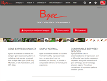 Tablet Screenshot of bgee.org